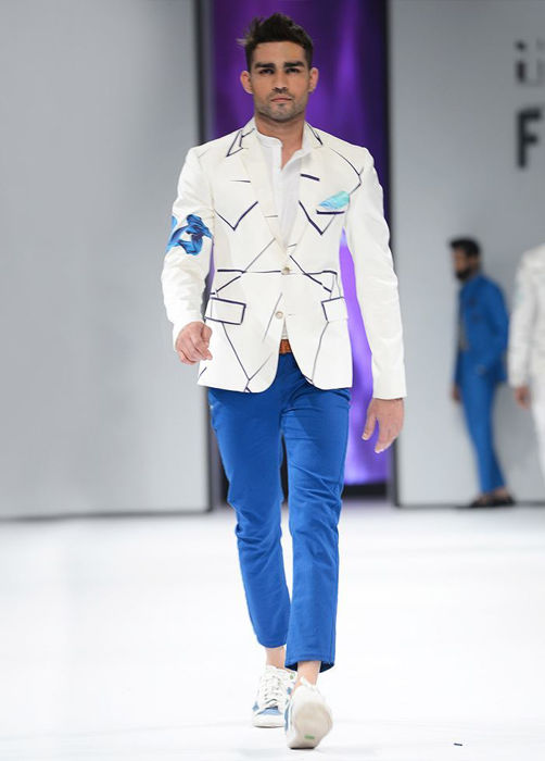 Picture of Block white- black  jacket