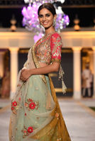 Picture of Blue Floral Lehnga (BRD183)