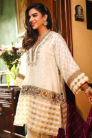 Picture of White Woven Jacquard