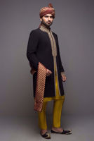 Picture of Short black sherwani