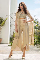 Picture of Gold shimmer silk (DRS1057)