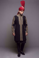 Picture of Embroidered black sherwani