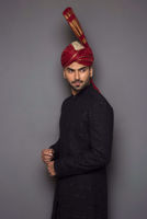 Picture of Classic black sherwani