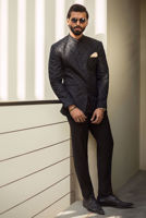 Picture of Black Diamond Embroidered Jacket