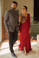 Picture of Beige Embroidered Jacket